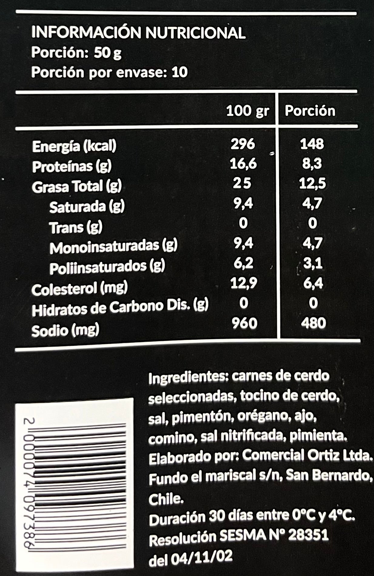 Longanizas de Campo