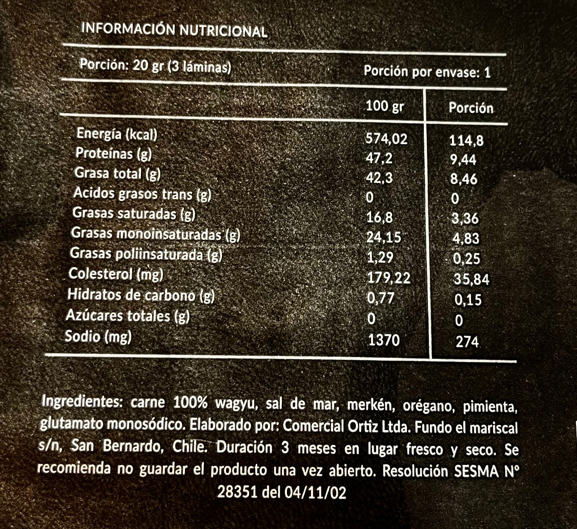 Charqui Americano Wagyu